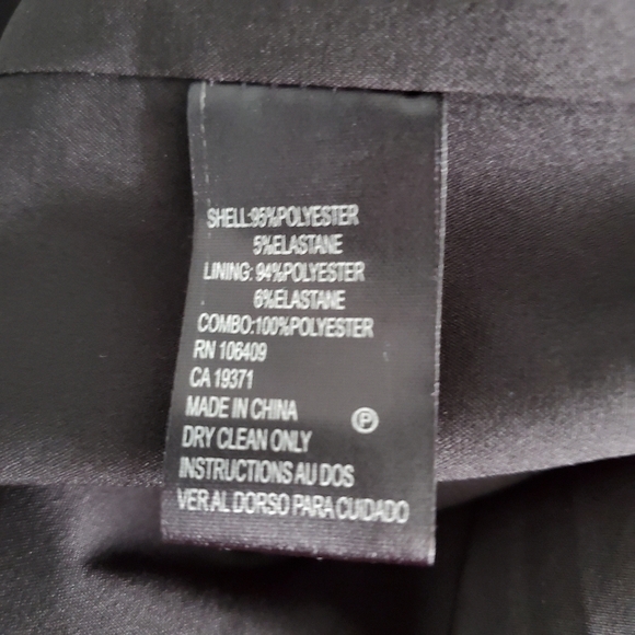 NEW Tahari A.S.L. Black Midi Embroidered Dress - Picture 5 of 5